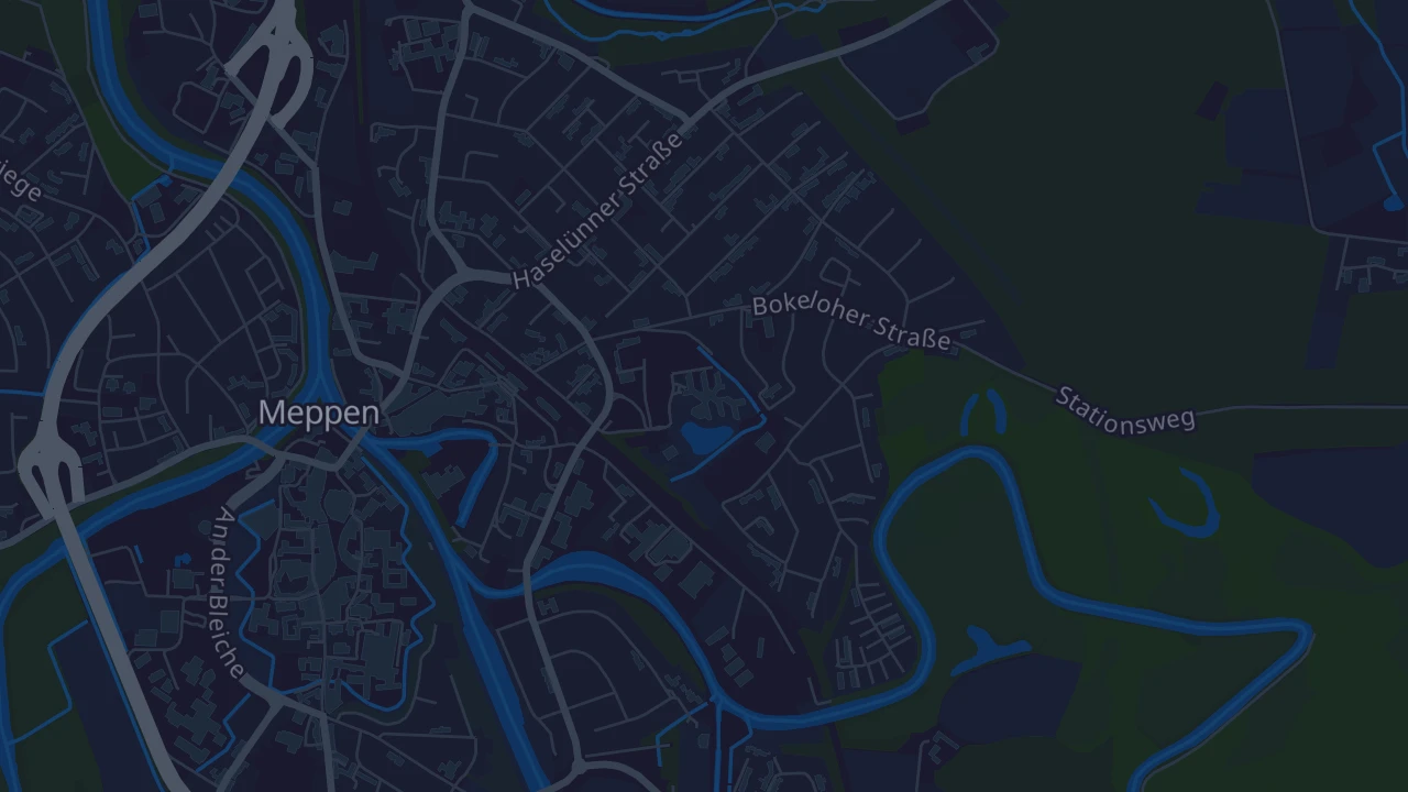 Karte von Meppen