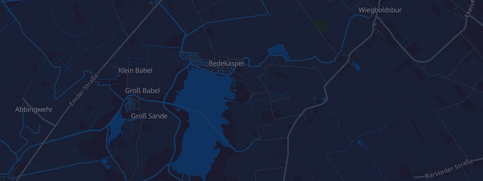 Karte von Südbrookmerland Bedekaspel
