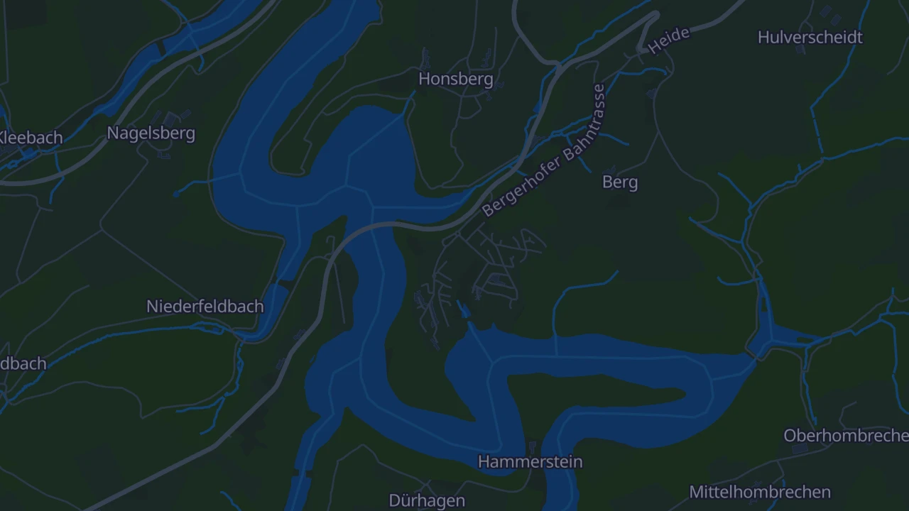 Karte von Radevormwald
