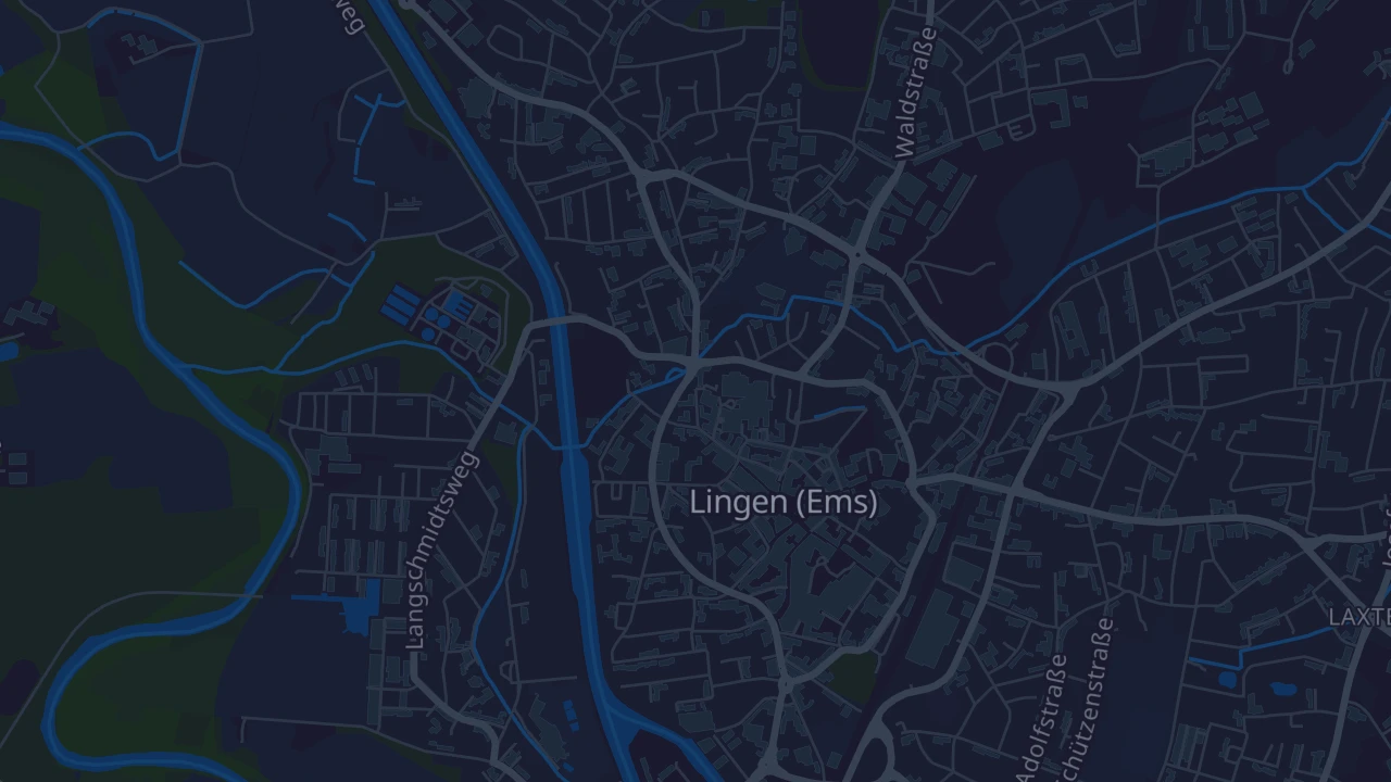 Karte von Lingen (Ems)