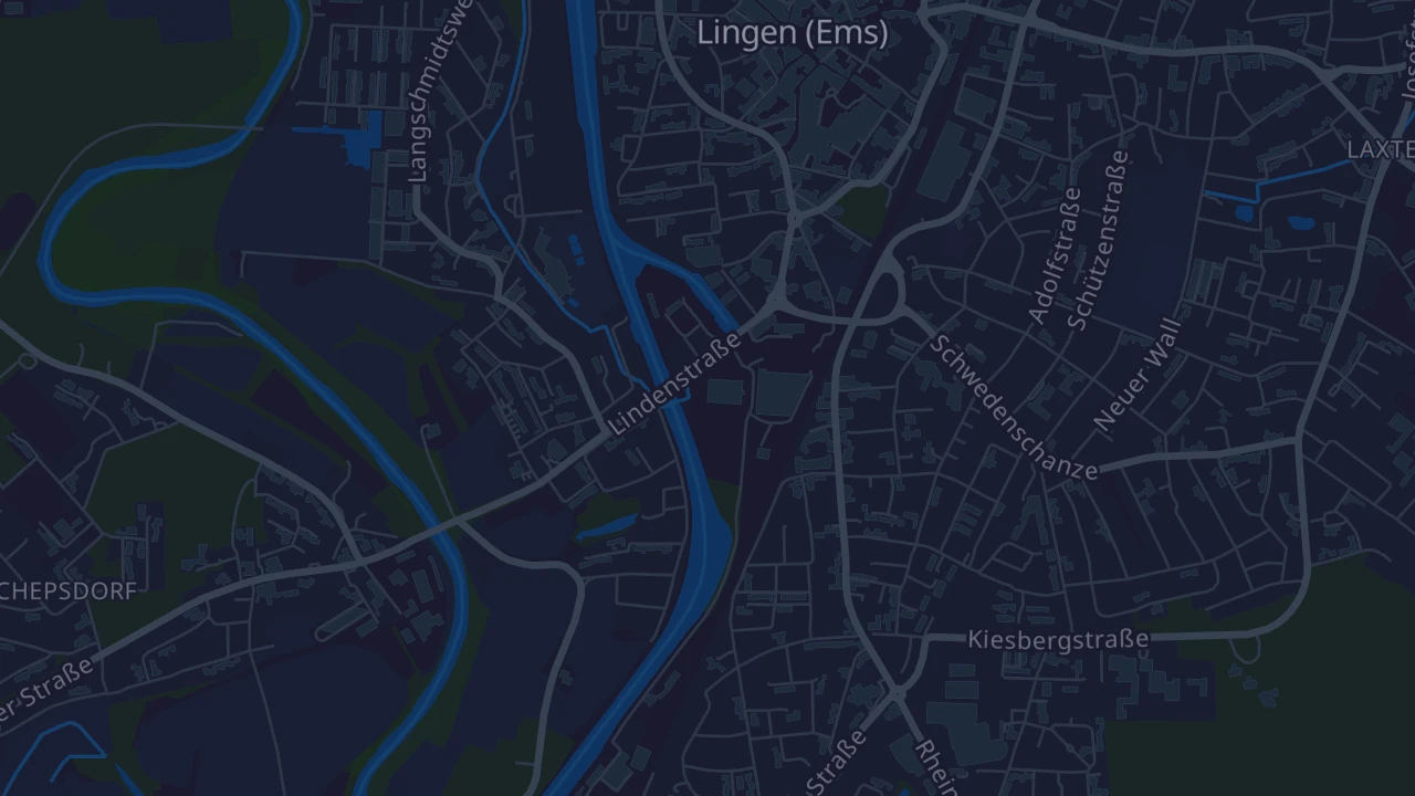 Karte von Lingen (Ems)