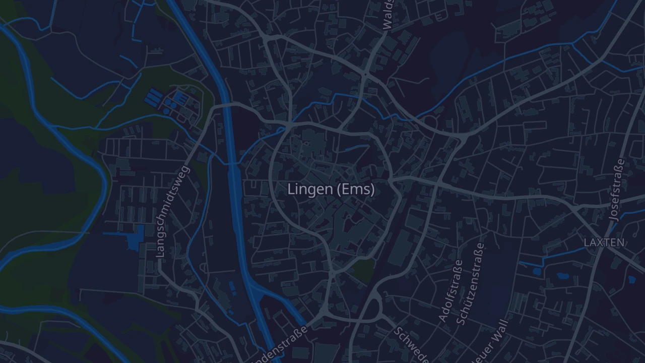 Karte von Lingen (Ems)
