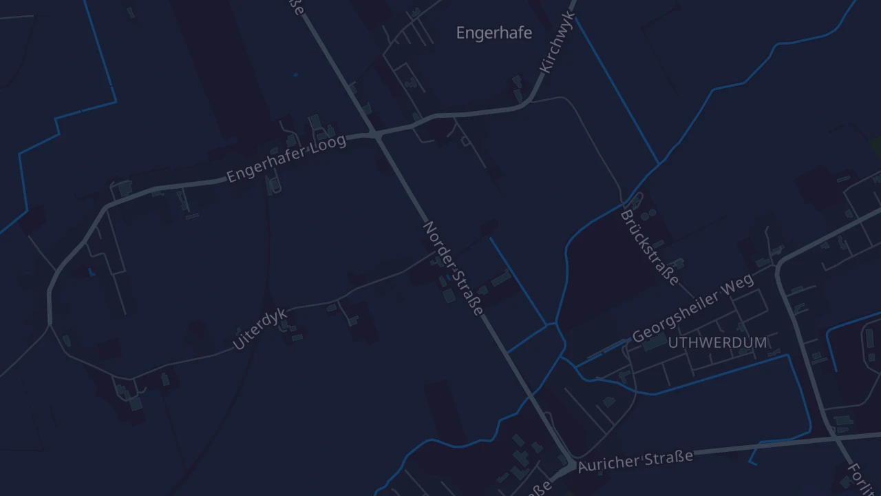 Karte von Südbrookmerland