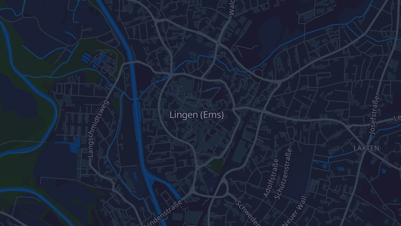 Karte von Lingen (Ems)