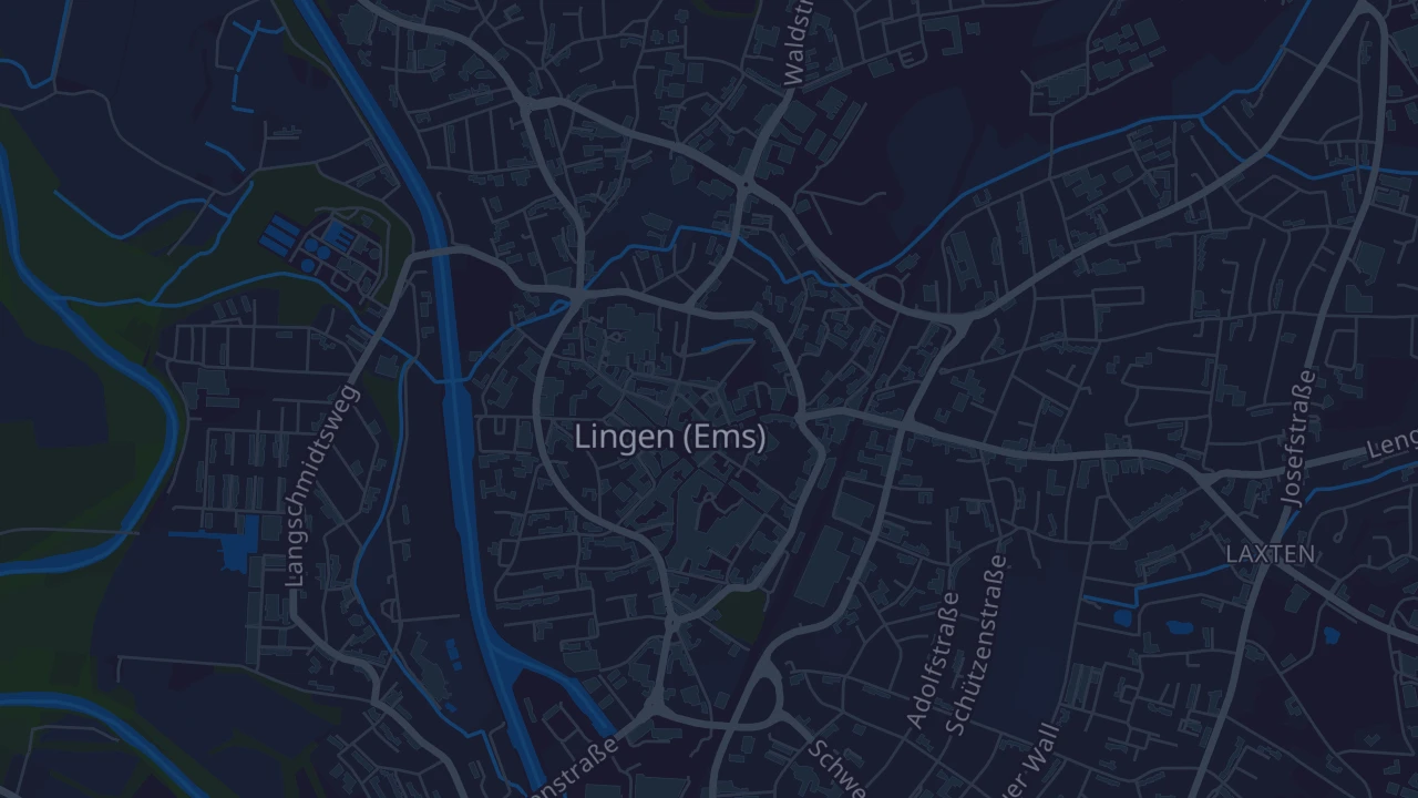 Karte von Lingen (Ems)