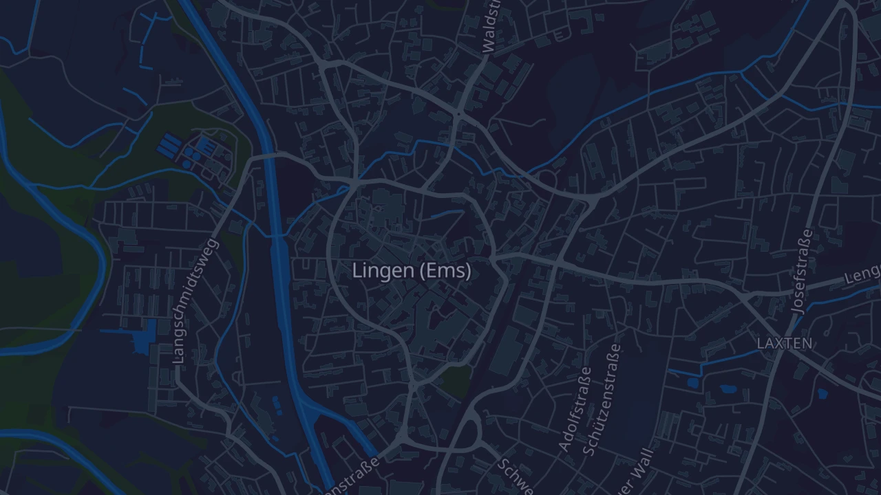 Karte von Lingen (Ems)