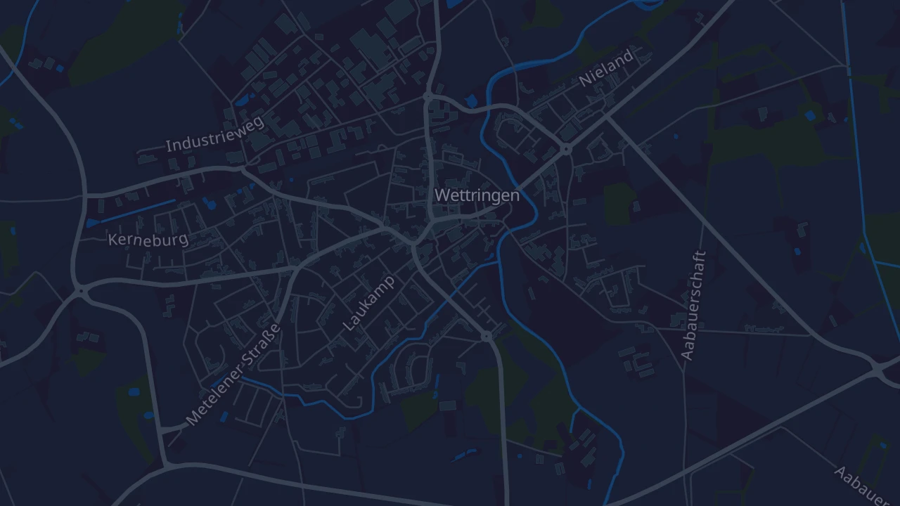 Karte von Wettringen
