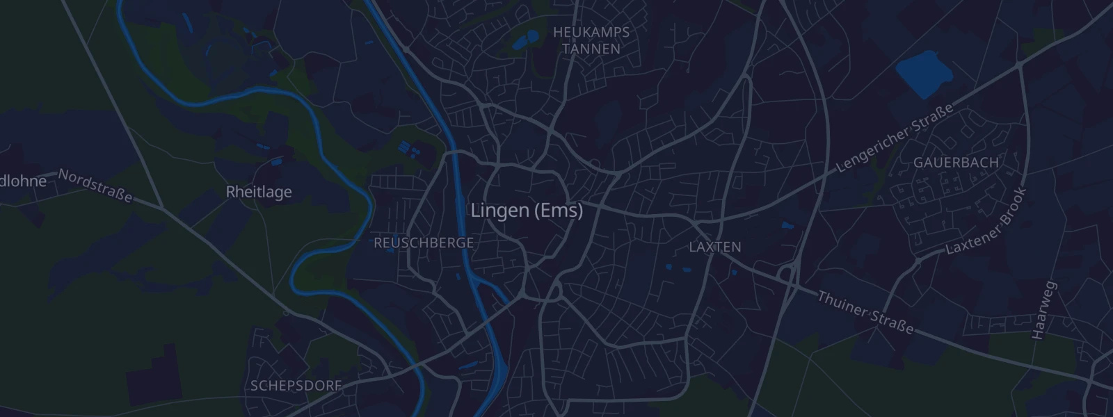 Karte von Lingen (Ems)