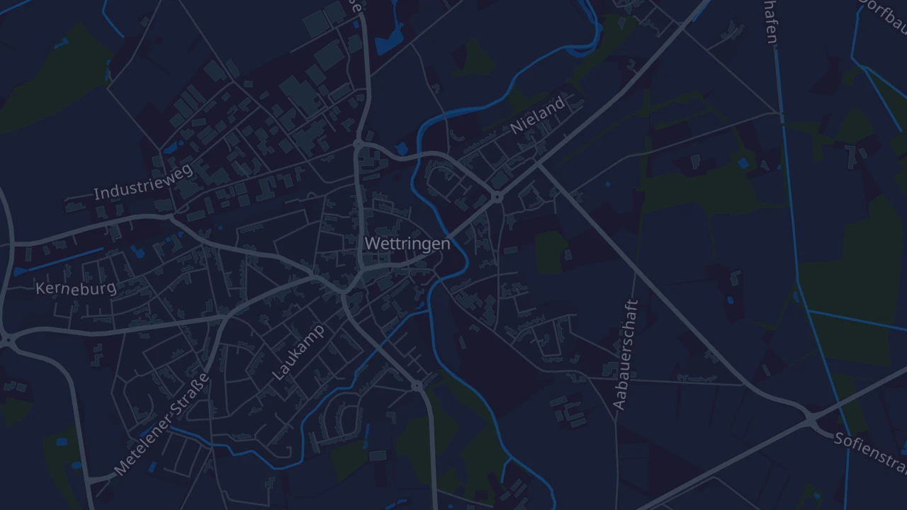 Karte von Wettringen
