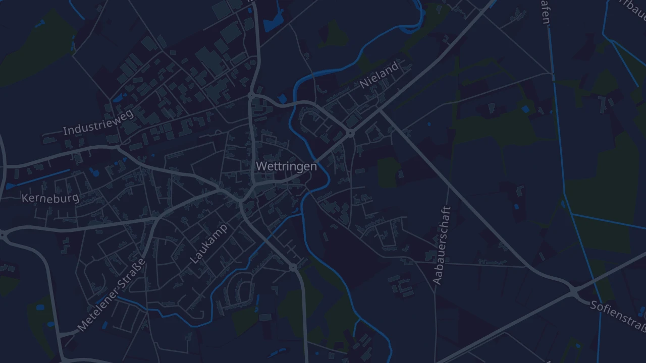 Karte von Wettringen