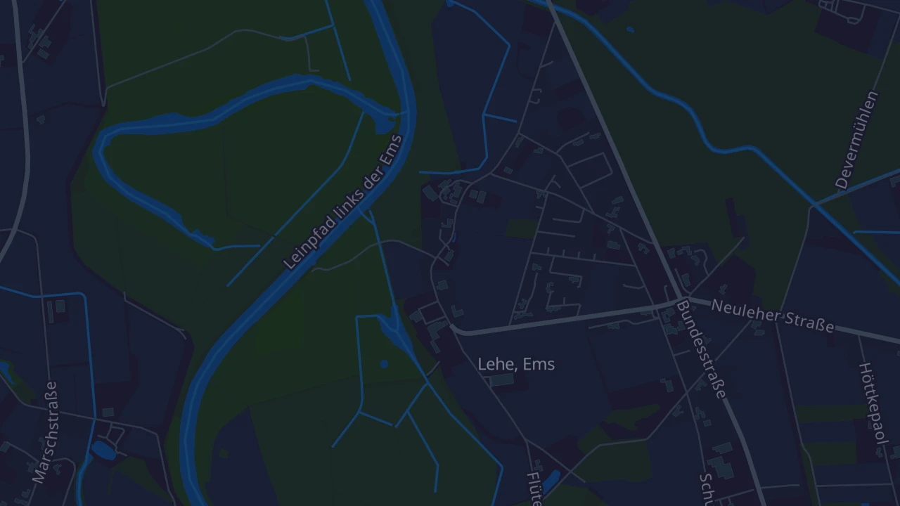 Karte von Lehe (Emsland)