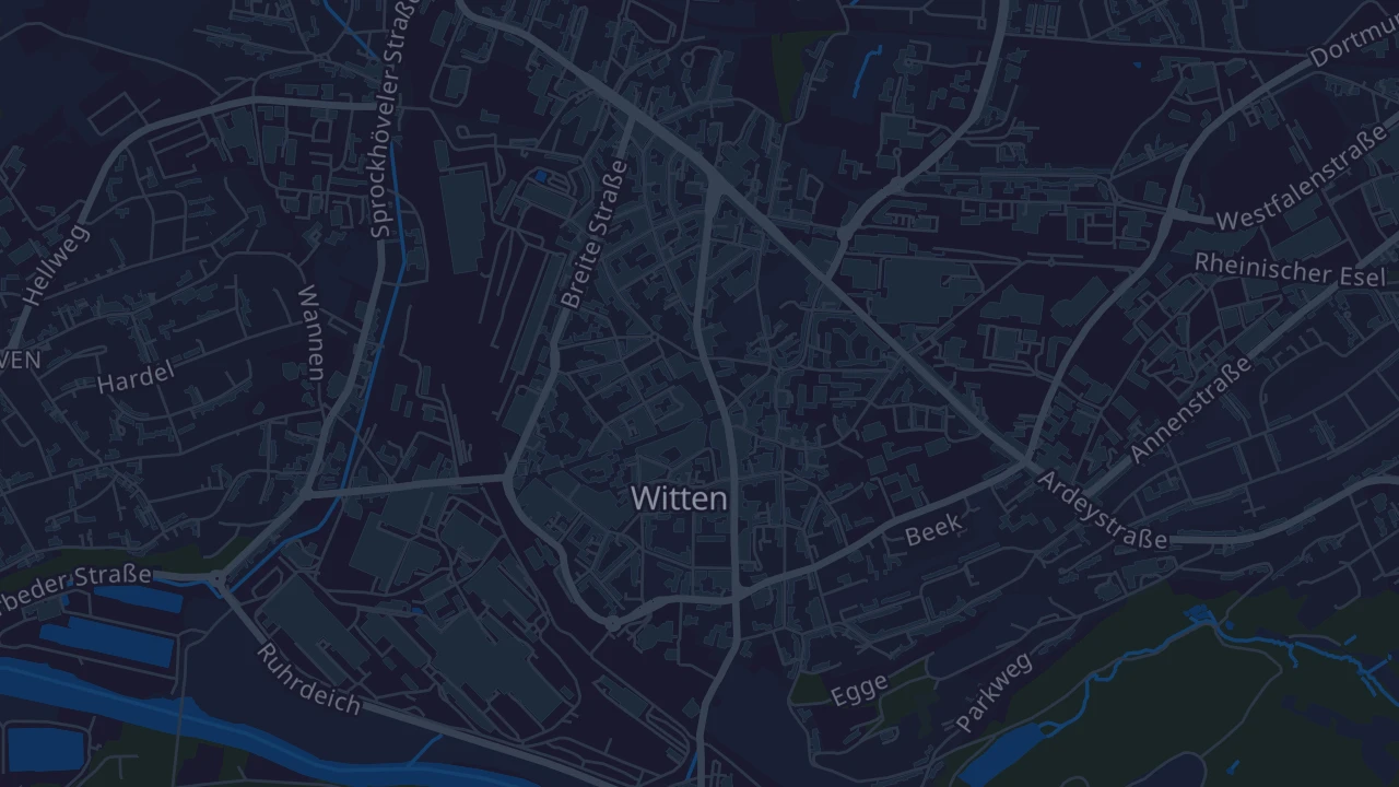 Karte von Witten