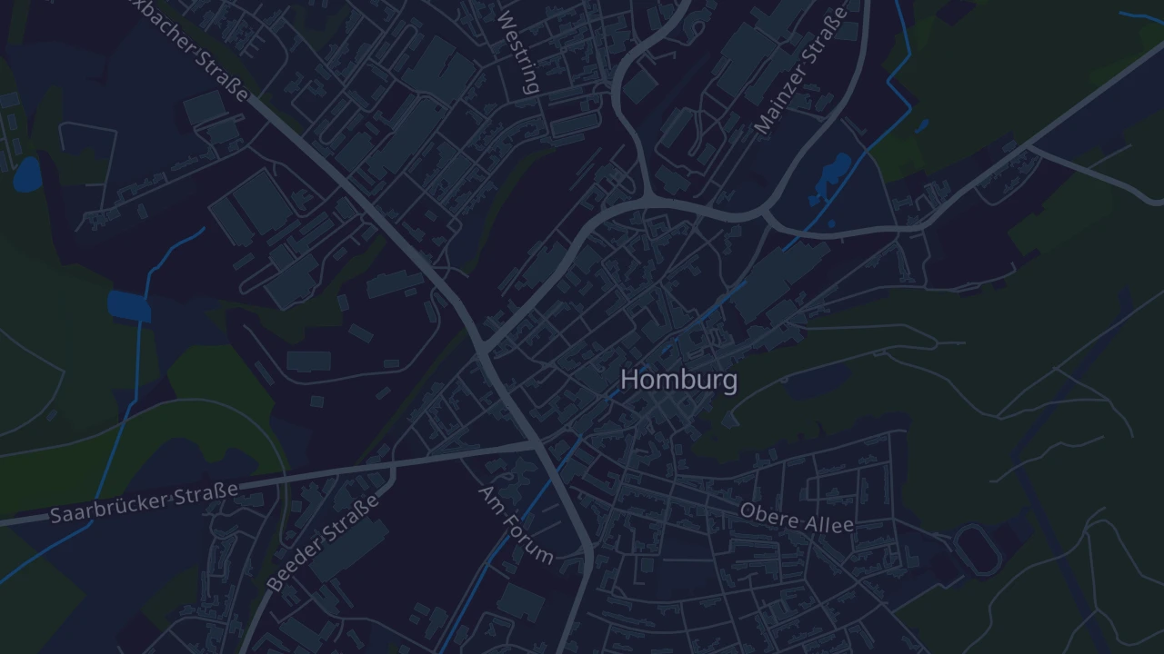 Karte von Homburg