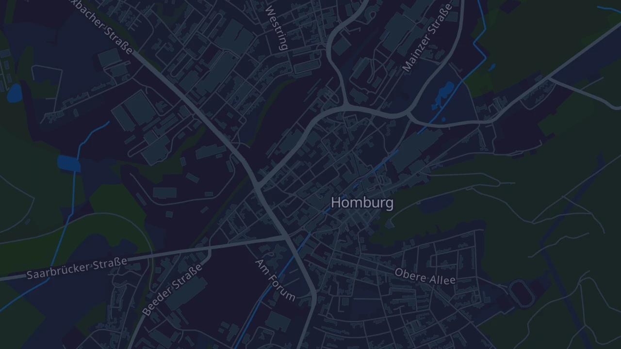 Karte von Homburg