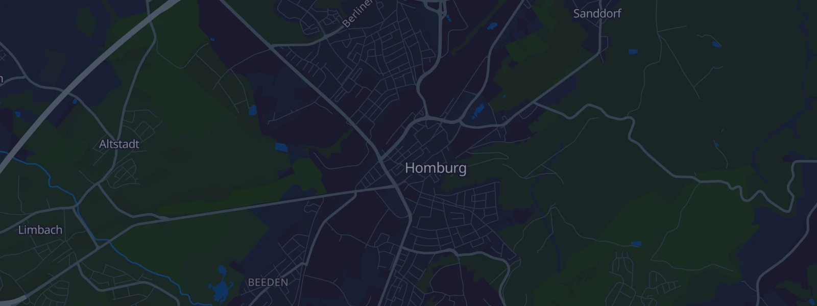 Karte von Homburg