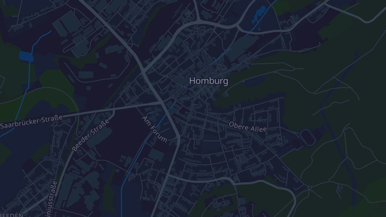Karte von Homburg