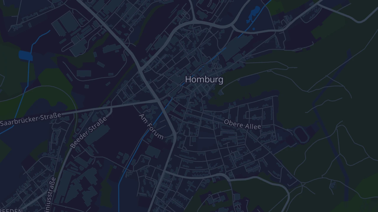 Karte von Homburg