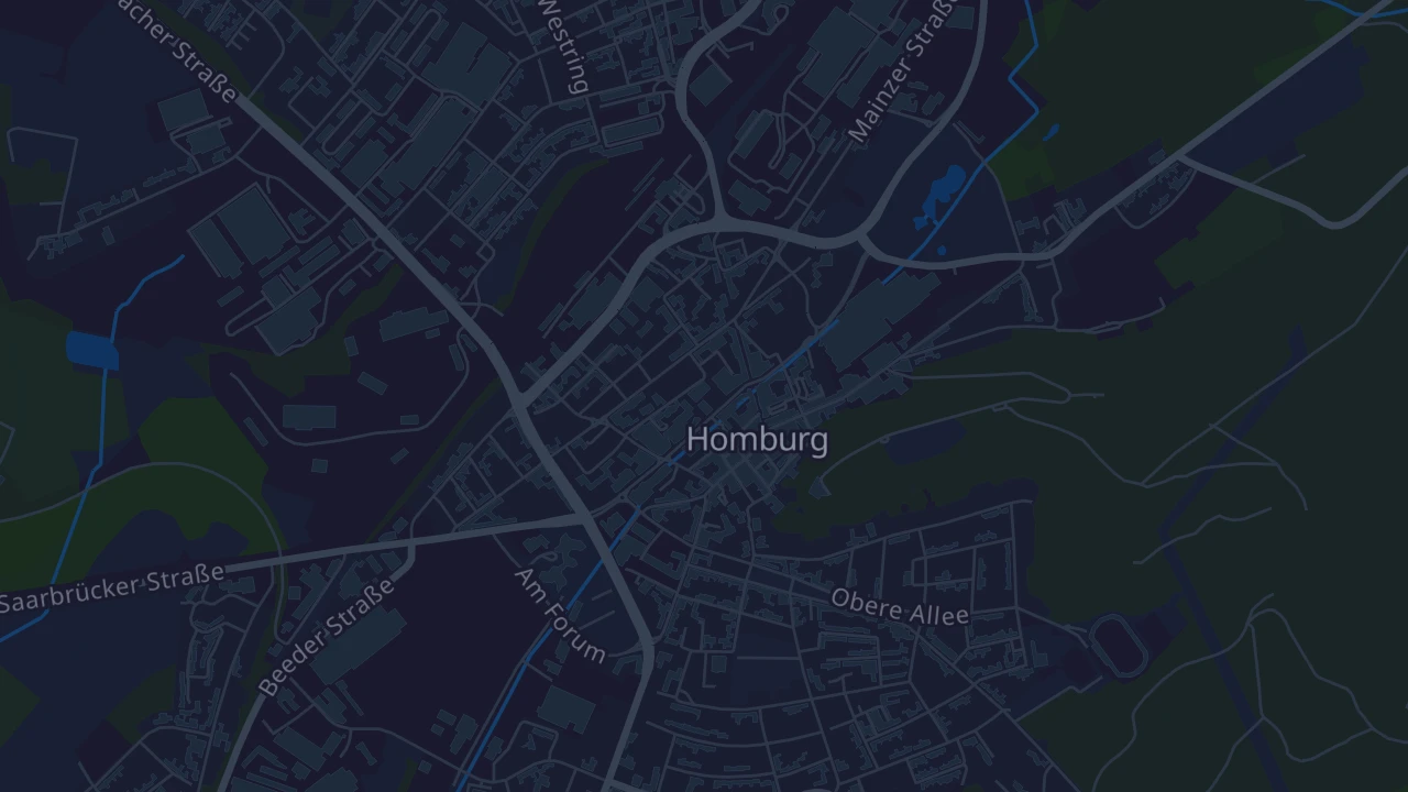 Karte von Homburg