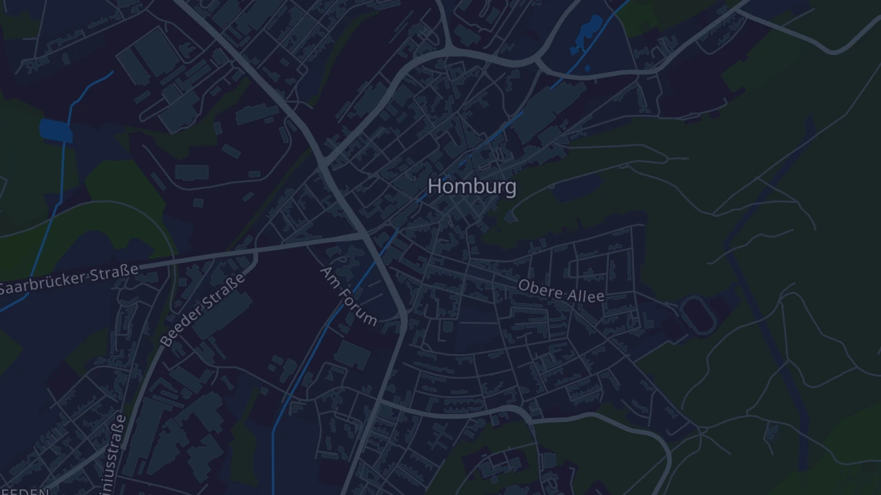 Karte von Homburg