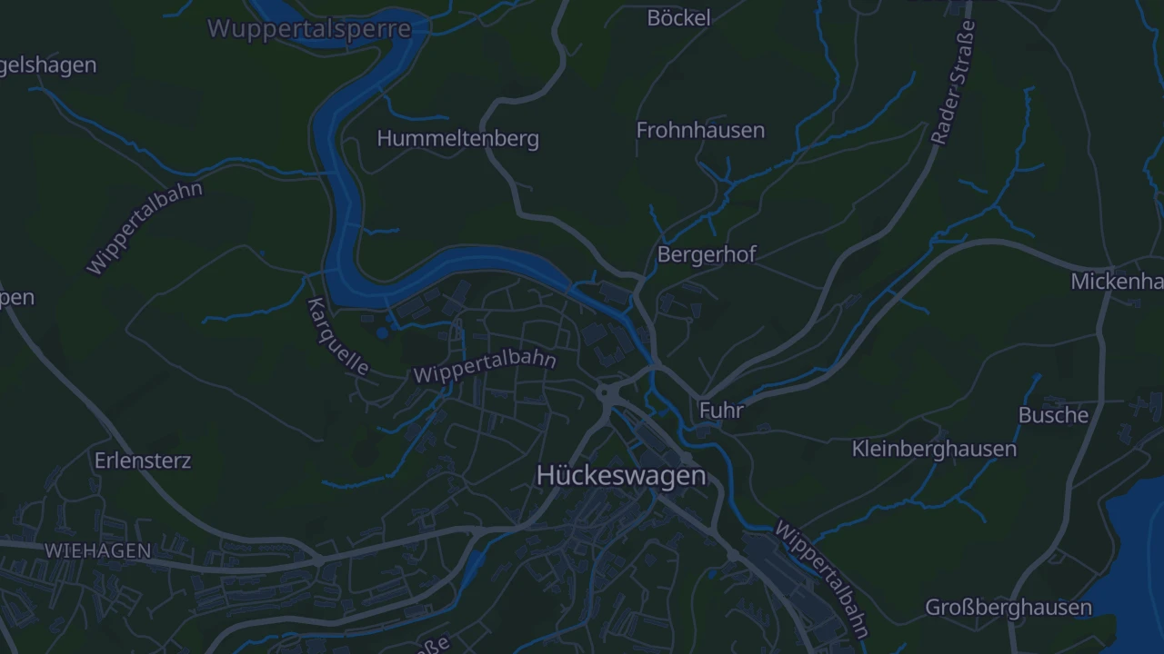 Karte von Hückeswagen