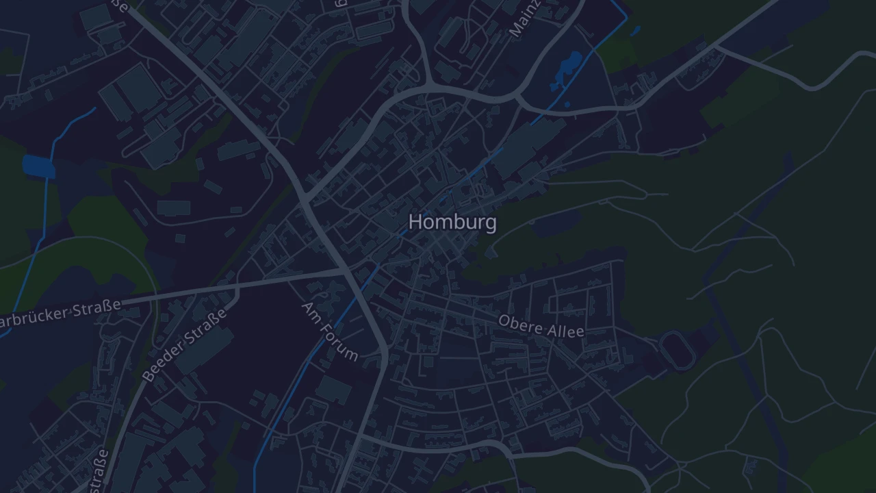 Karte von Homburg