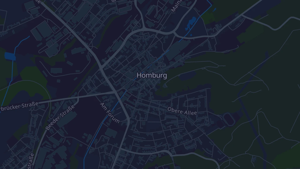 Karte von Homburg