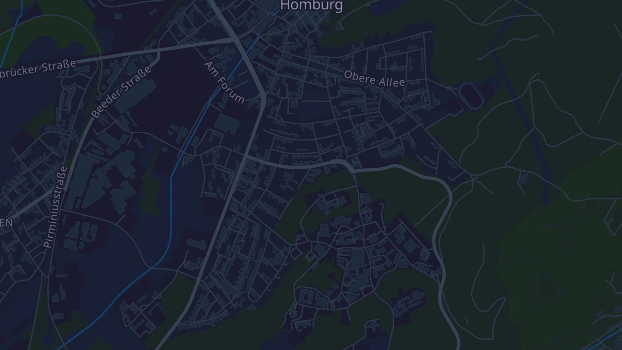 Karte von Homburg