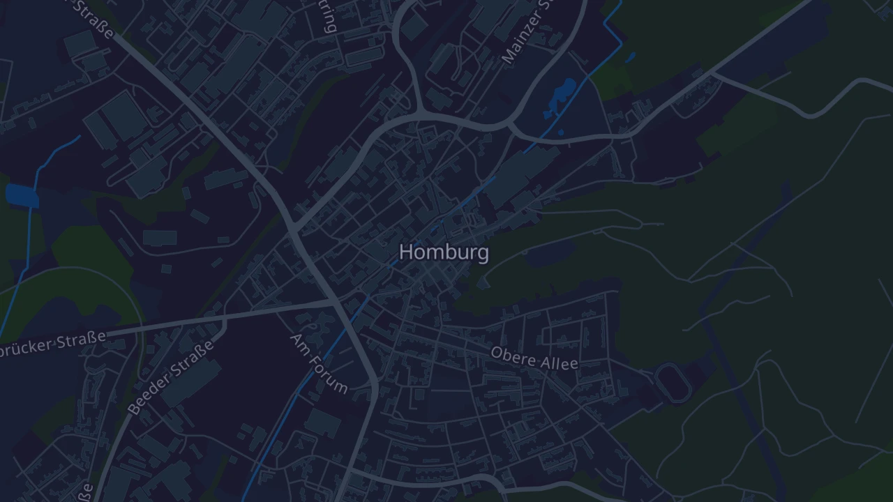 Karte von Homburg
