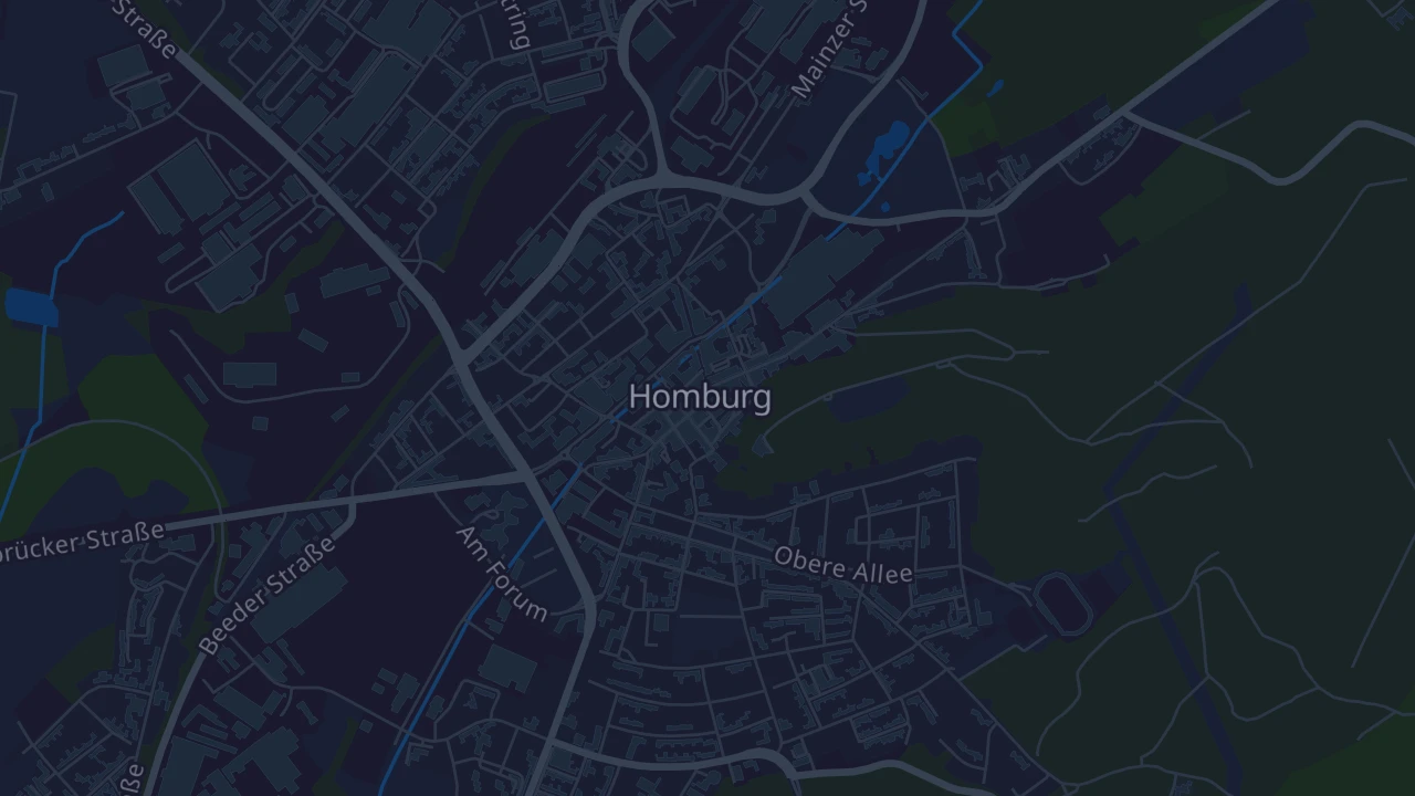 Karte von Homburg