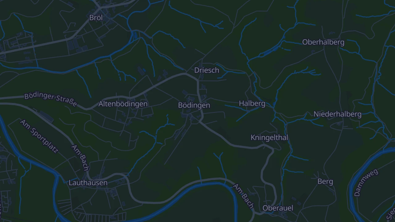Karte von Hennef (Sieg)