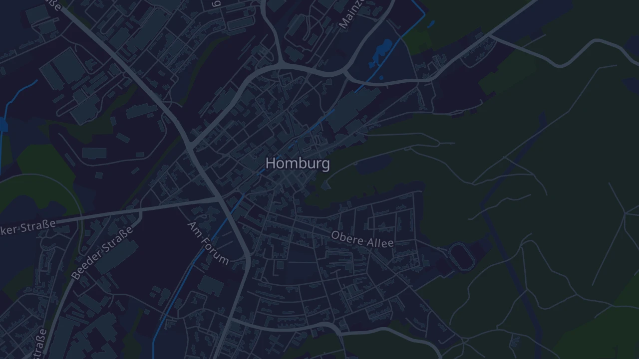 Karte von Homburg