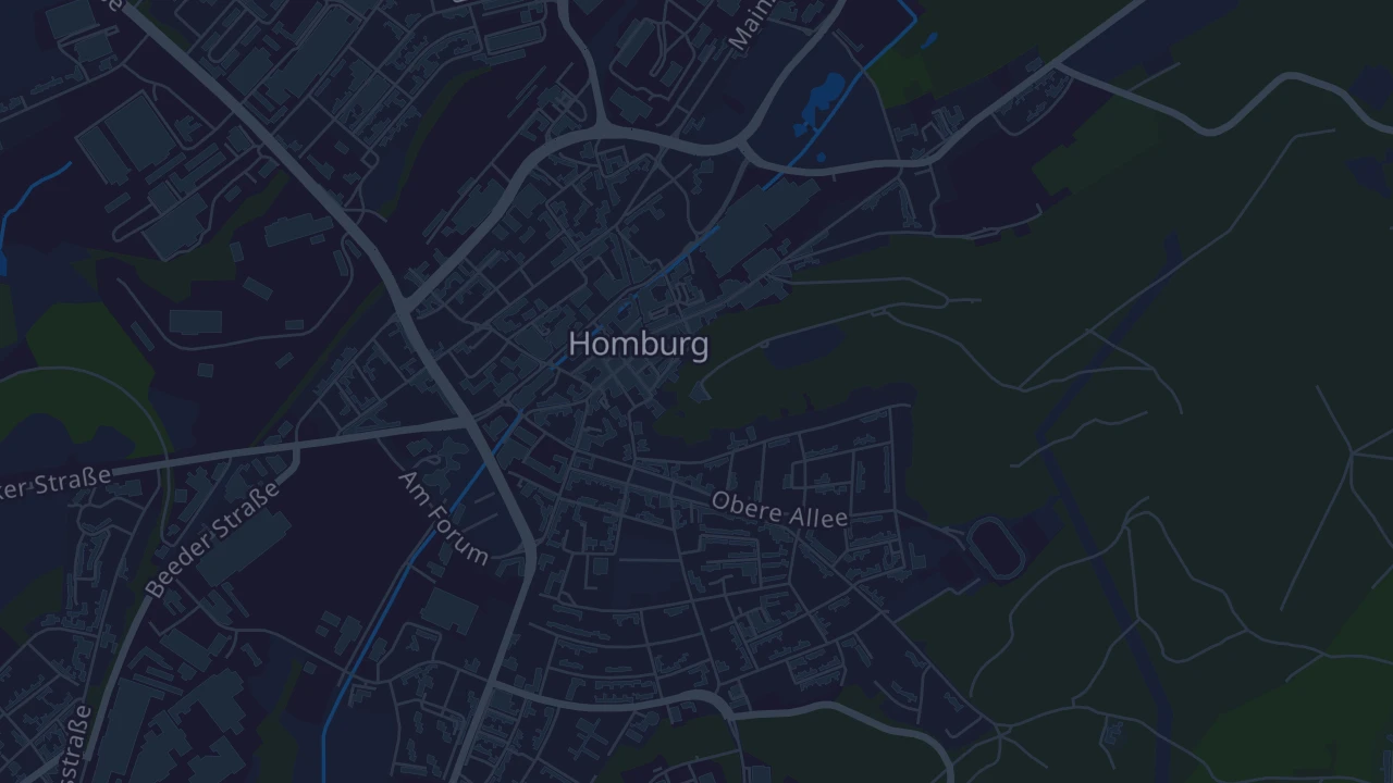 Karte von Homburg