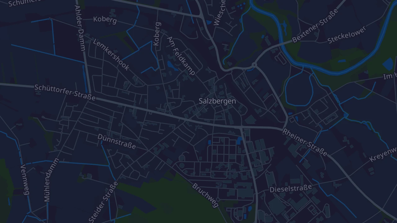 Karte von Salzbergen