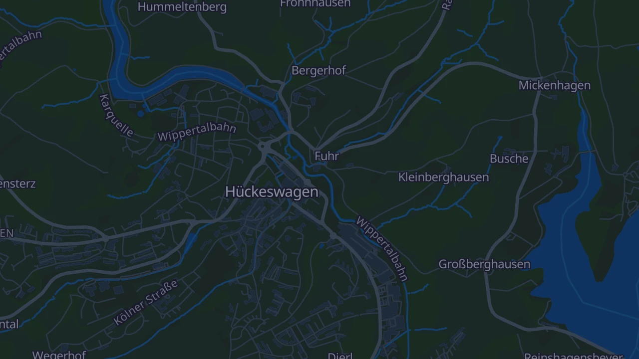 Karte von Hückeswagen