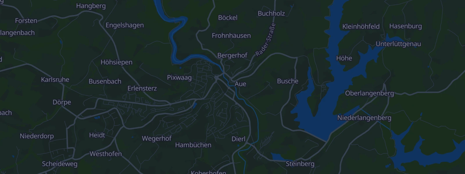 Karte von Hückeswagen