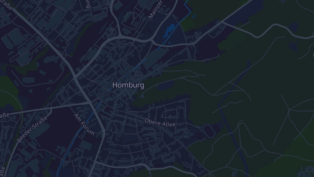 Karte von Homburg