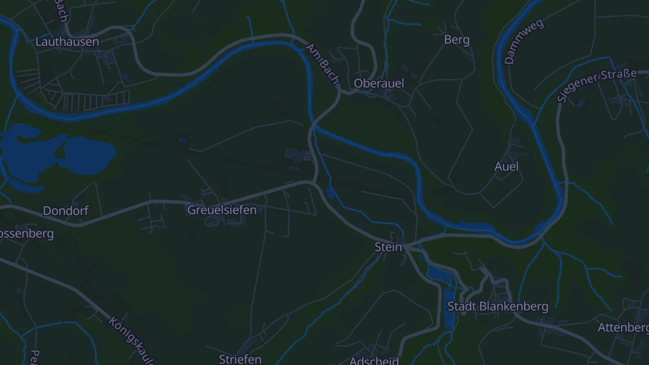 Karte von Hennef