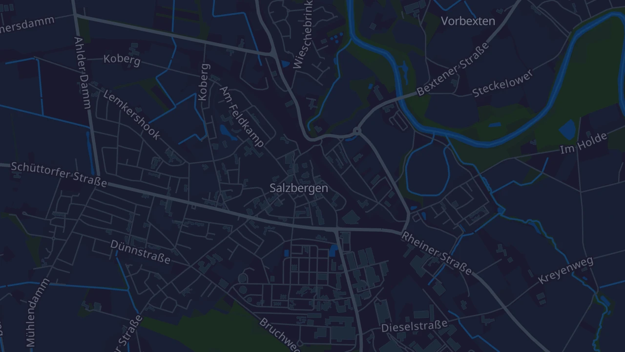 Karte von Salzbergen