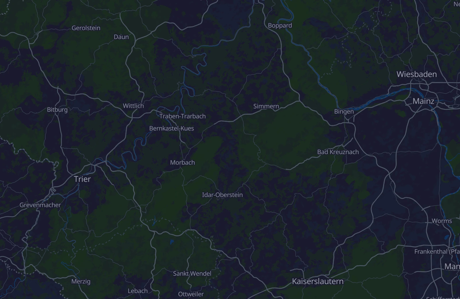 Karte: Umkreis von 28 km