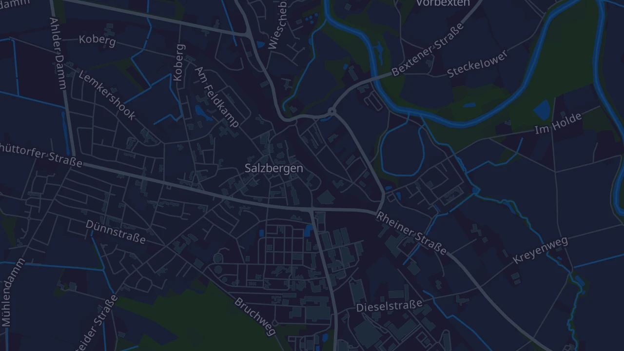 Karte von Salzbergen