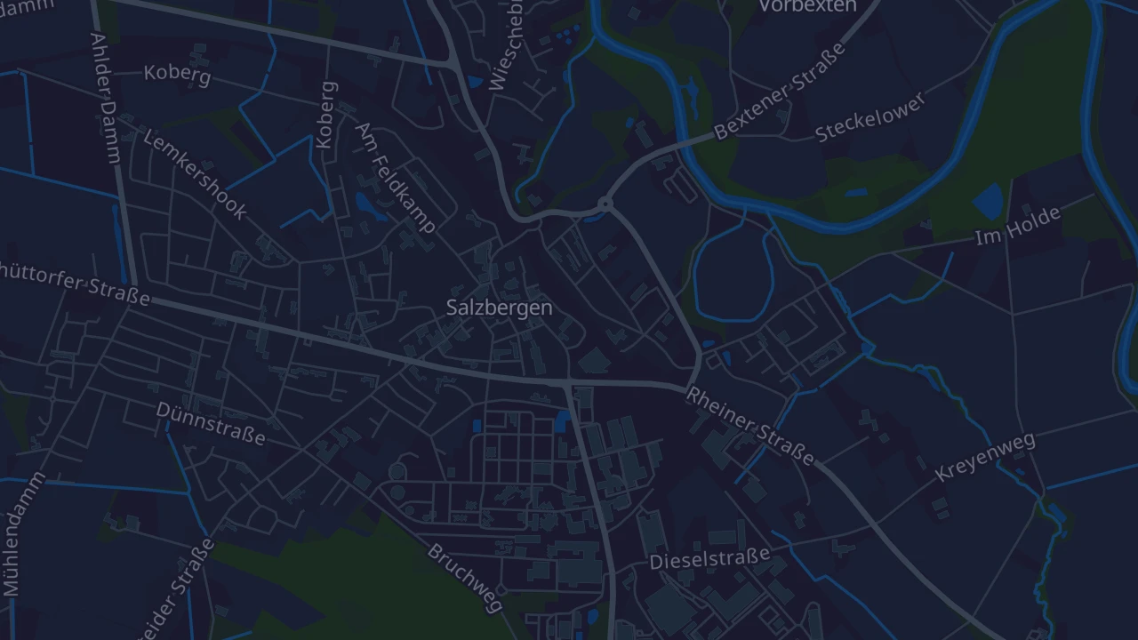 Karte von Salzbergen