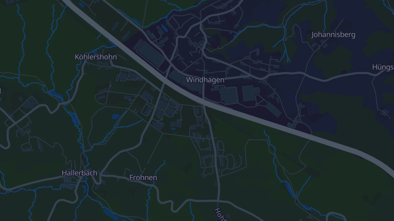 Karte von Windhagen