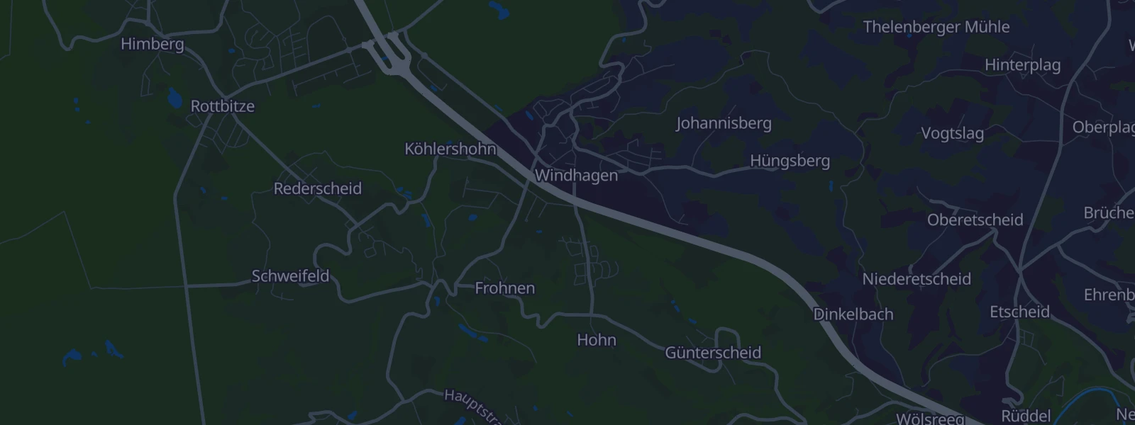 Karte von Windhagen