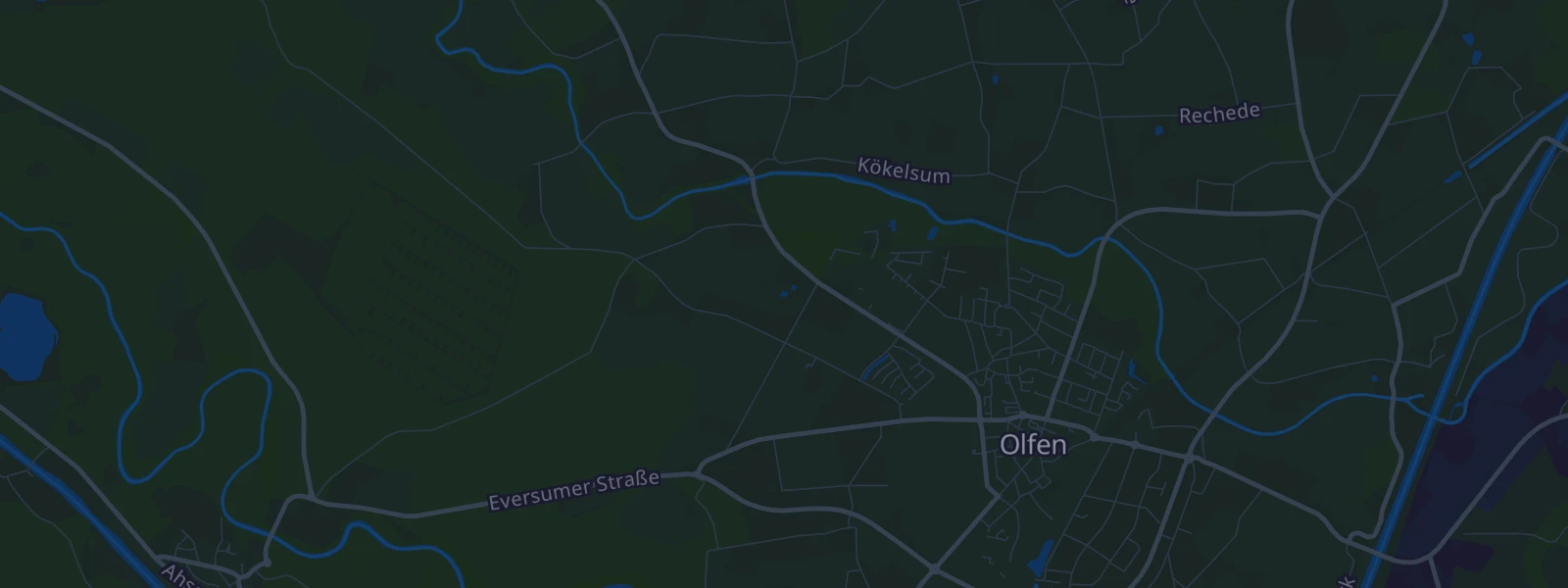 Karte von Olfen