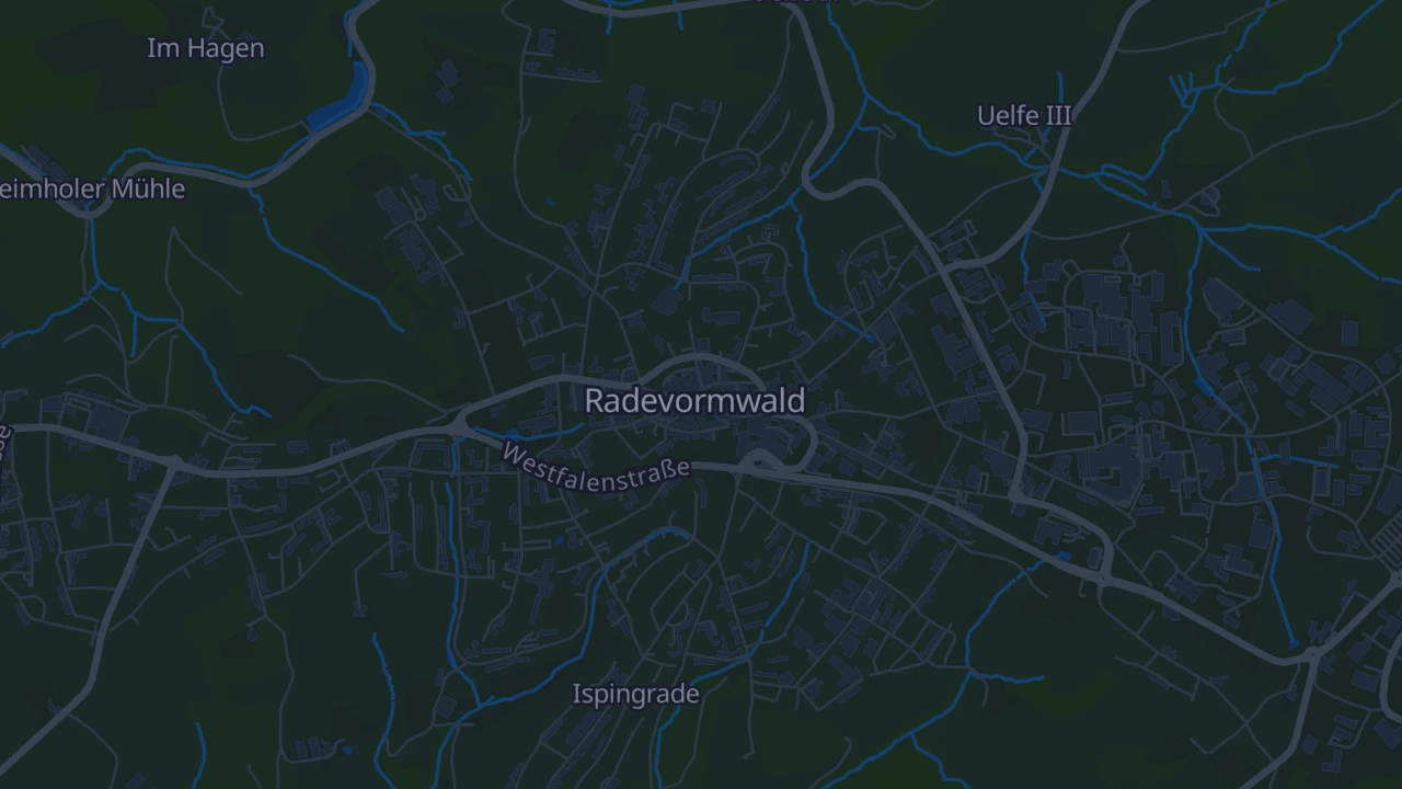 Karte von Radevormwald