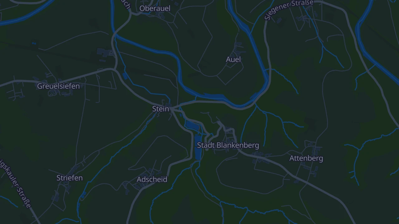 Karte von Hennef