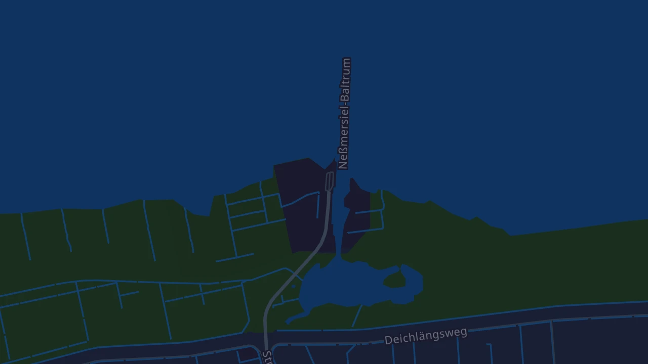 Karte von Dornum Neßmersiel