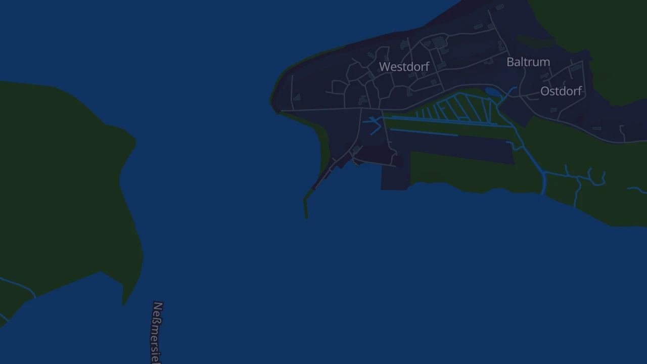 Karte von Baltrum