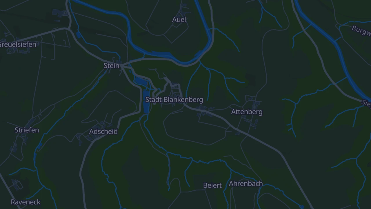Karte von Hennef