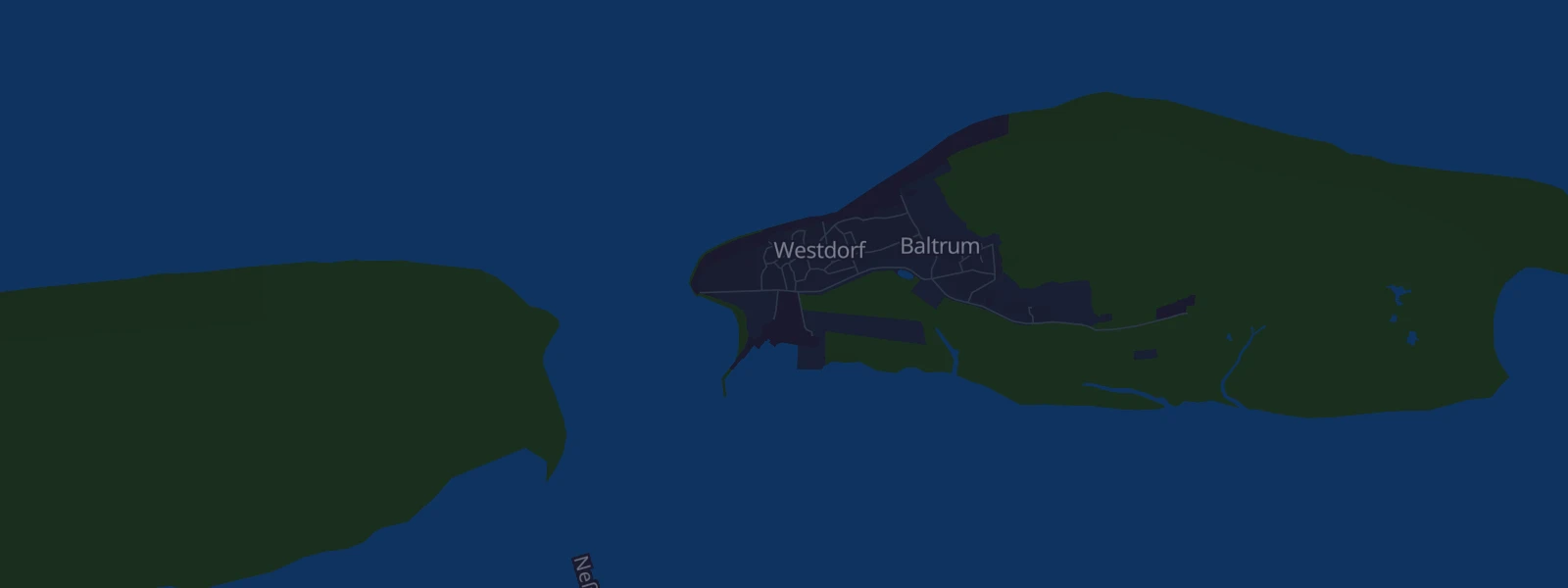 Karte von Baltrum